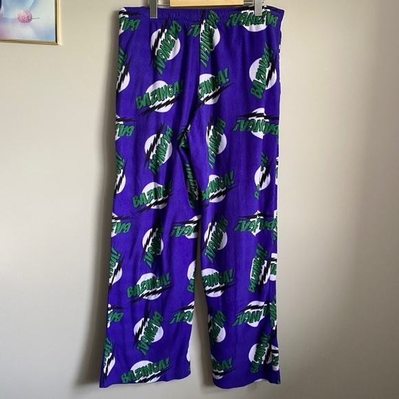 The Big Bang Theory Men's Bazinga!‎ Sleep/Lounge Flannel Pants Size Large - Picture 6 of 15